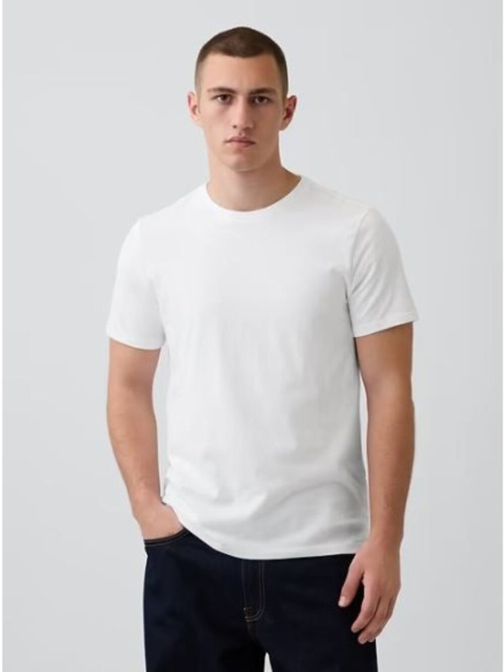Gap Crewneck T-Shirt Mens Size XL Classic White Short Sleeves